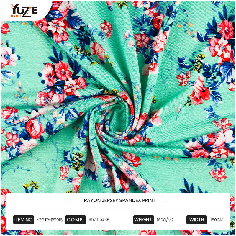 YZGTP-ES1018-2 PRINT SPANDEX Spandex
