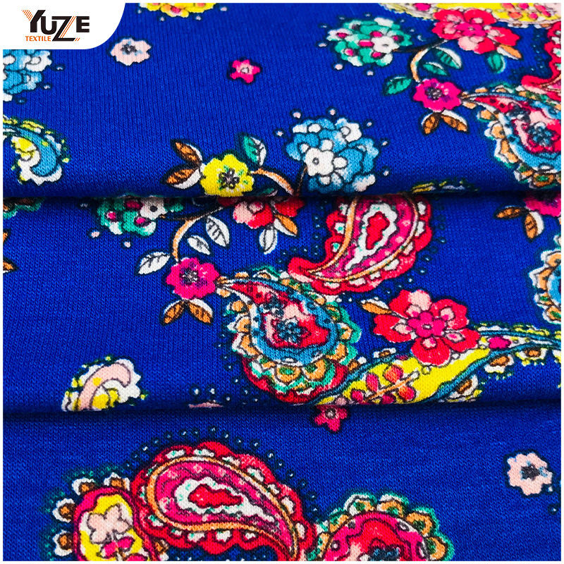 YZS16-319 Print Rayon OE Spandex