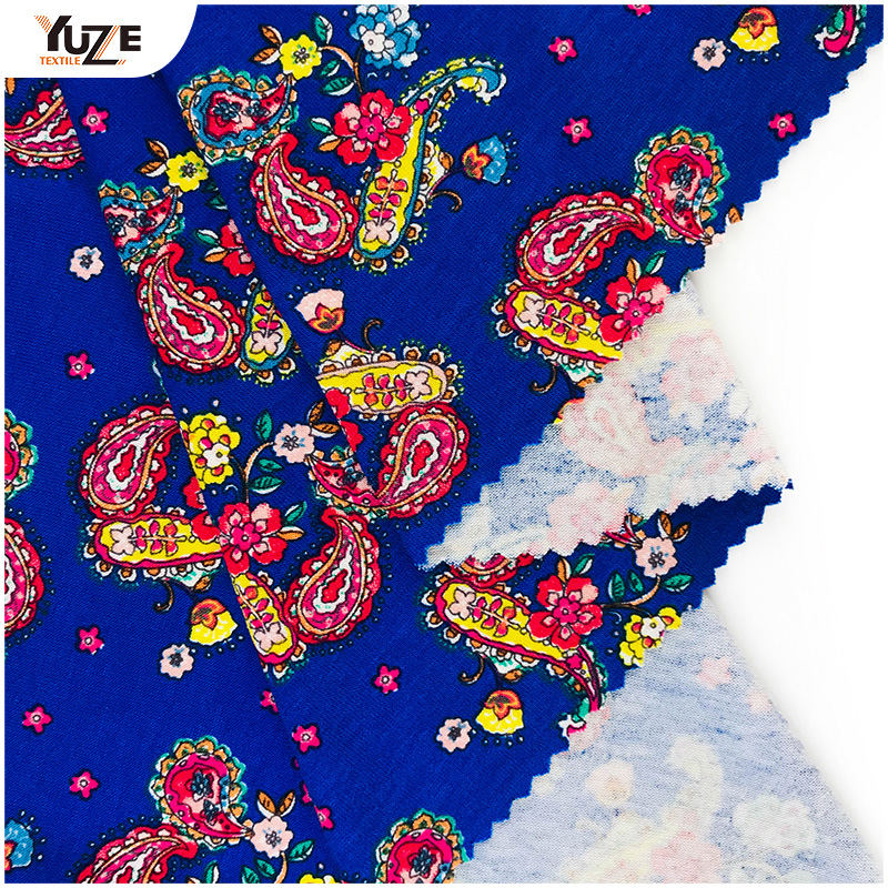 YZS16-319 Print Rayon OE Spandex
