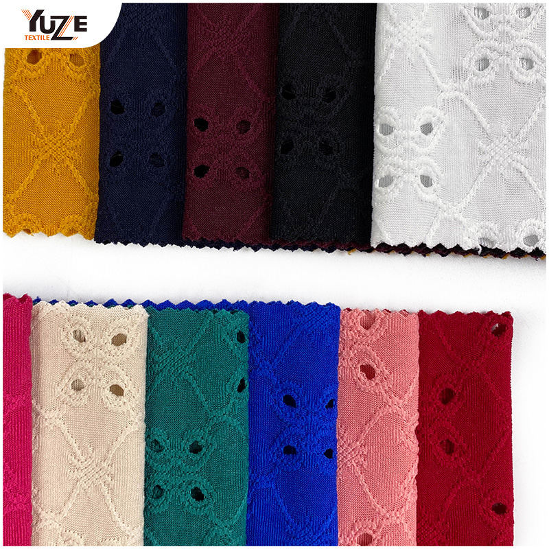 YZK-030030 DTY Spandex Jacq s otvory