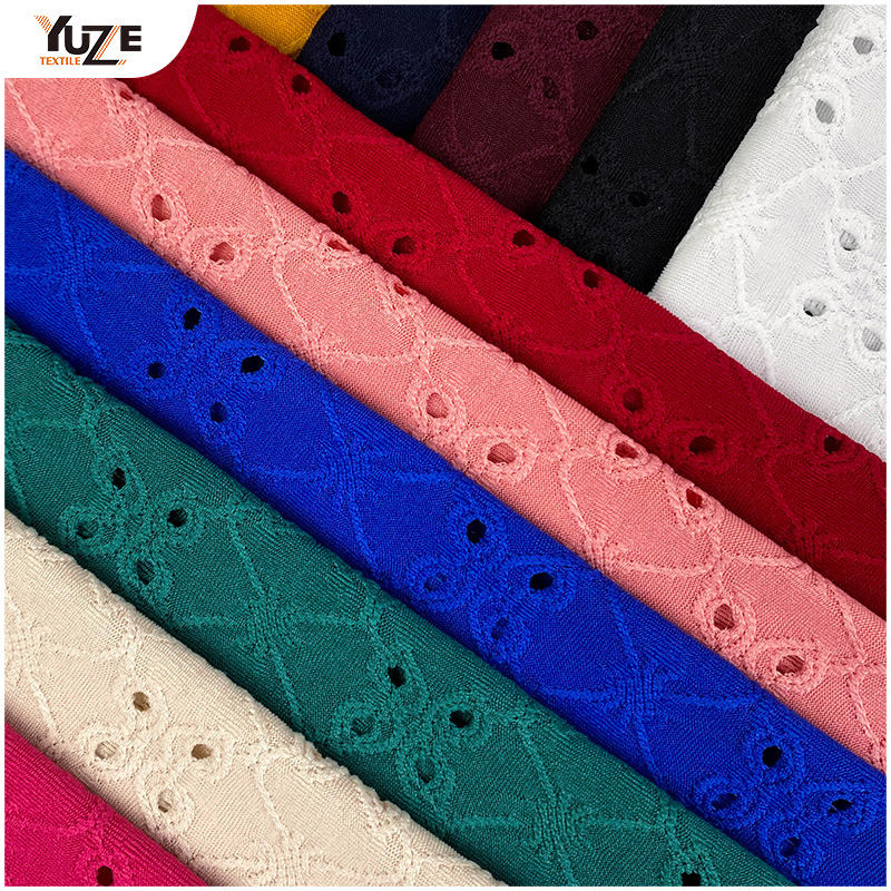 YZK-030030 DTY Spandex Jacq s otvory