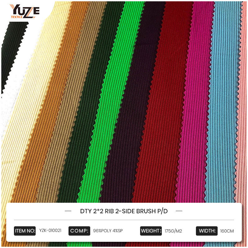 YZK-010021 DTY 2*2 RIB 2-SIDE BRASH P/D