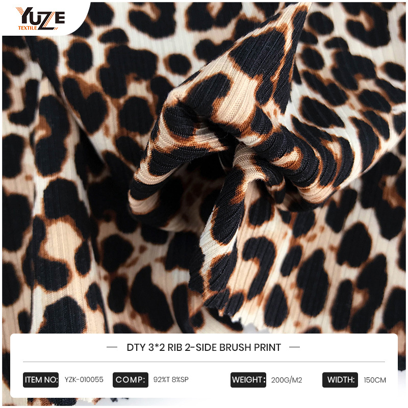 YZK-010055 DTY 3*2 RIB 2-SIDE BRASTER PRINT