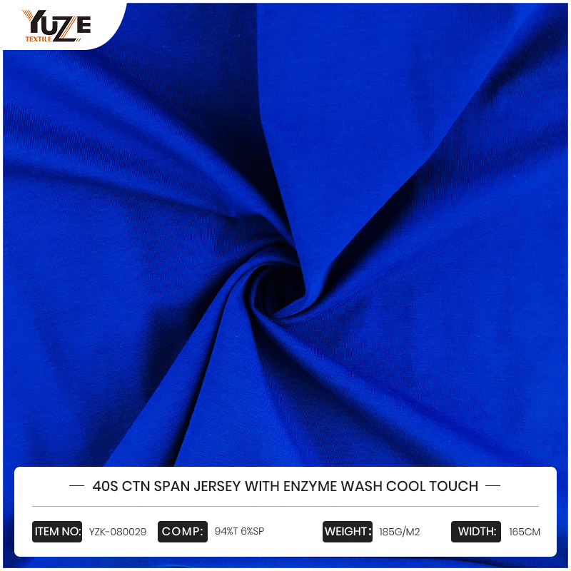 YZK-080029 40S CTN SPAP Dres s enzymem Wash Cool Touch