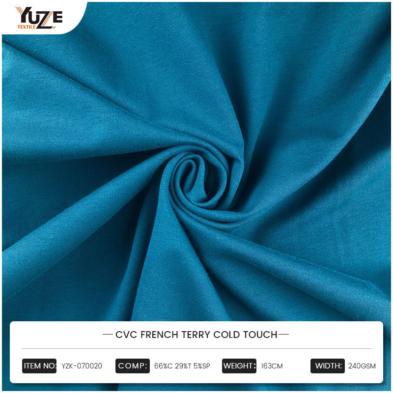 YZK-070020 CVC Francouzský terry studený dotek