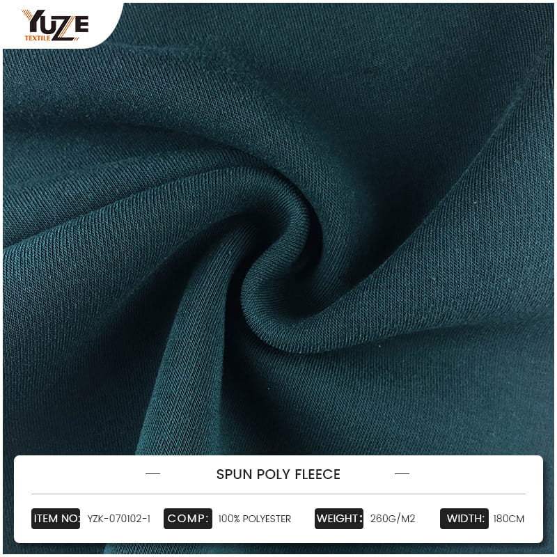 YZK-070102-1 SPUN Poly Fleece