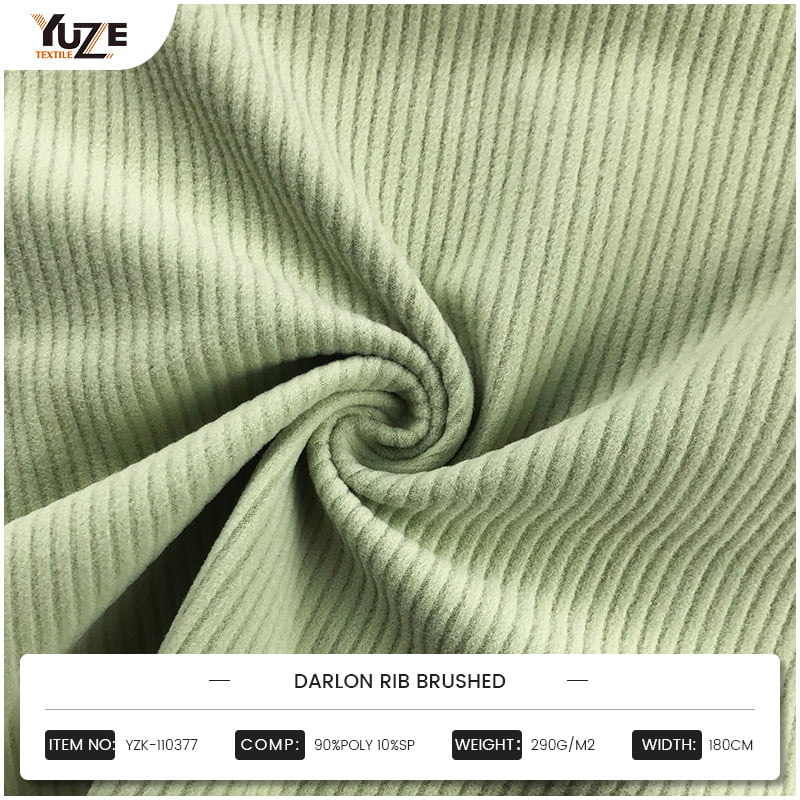 YZK-110377 DARLON RIB BRASHED