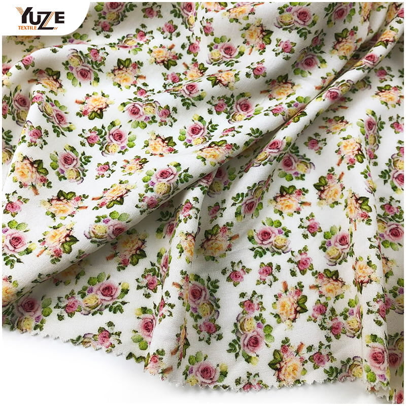 YZW-020612-17 Rayon Poplin Digital Print