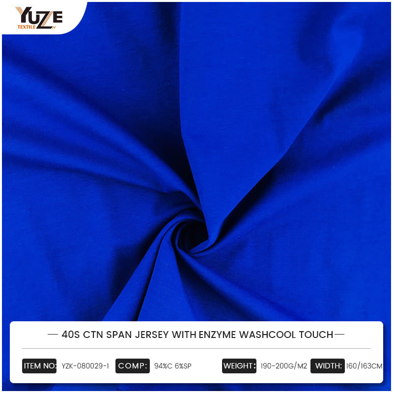 YZK-080029-1 40S CTN SPAP DERSEY Withenzyme WashCool Touch