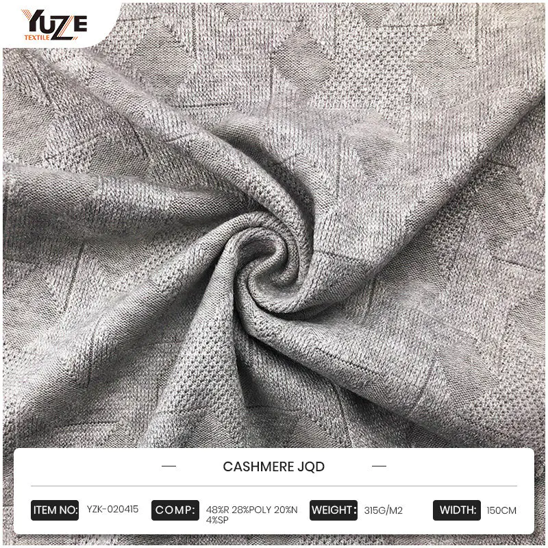 YZK-020415 Cashmere JQD: Synergie více materiálů přináší bezkonkurenční pohodlí