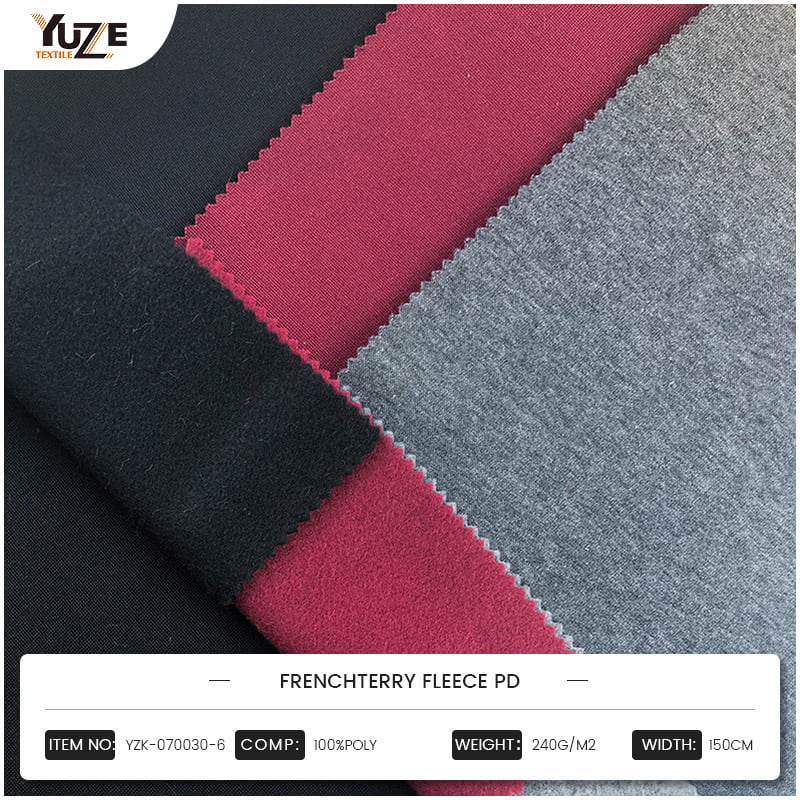 YZK-070030-6 Francouzská fleece PD látka: Perfektní kombinace funkce a módy